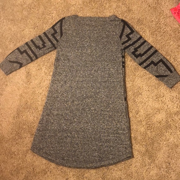 Express Sweater Dress Black/Grey Sz S - Picture 4 of 4